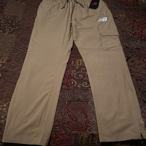 New Balance Other - New Balance Cargo Poly Nylon Open Hem Windbreaker Pant